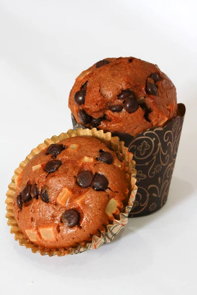 Muffins Chocolat Délicieux Faits Maison — Photo