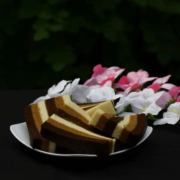 Torte Tradizionali Indonesiane Deliziose Fatte Casa — Foto Stock