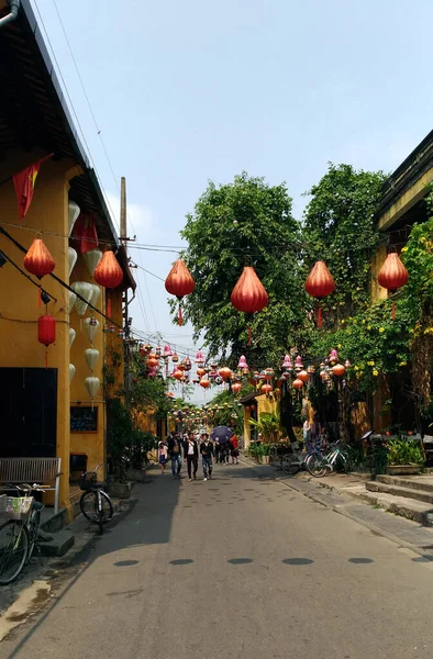Хойан Вьетнам Марта 2018 Года Красивый Старый Город Хойан Вьетнам — стоковое фото