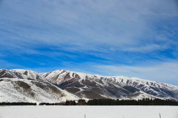 冬季新西兰美丽的风景 — 图库照片