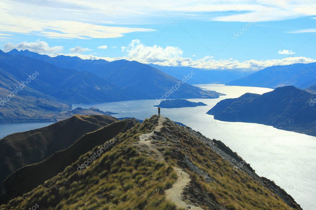 One Day Hike At Roys Peak Wanaka New Zealand
