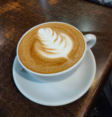 Lezzetli Düz Beyaz Kahve