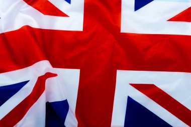 Uk bayrağı, İngiliz bayrağı, yaklaşın. Üst görünüm, Tex için alanı kopyala