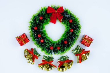 Noel kompozisyonu, Noel çelengi manzarası...