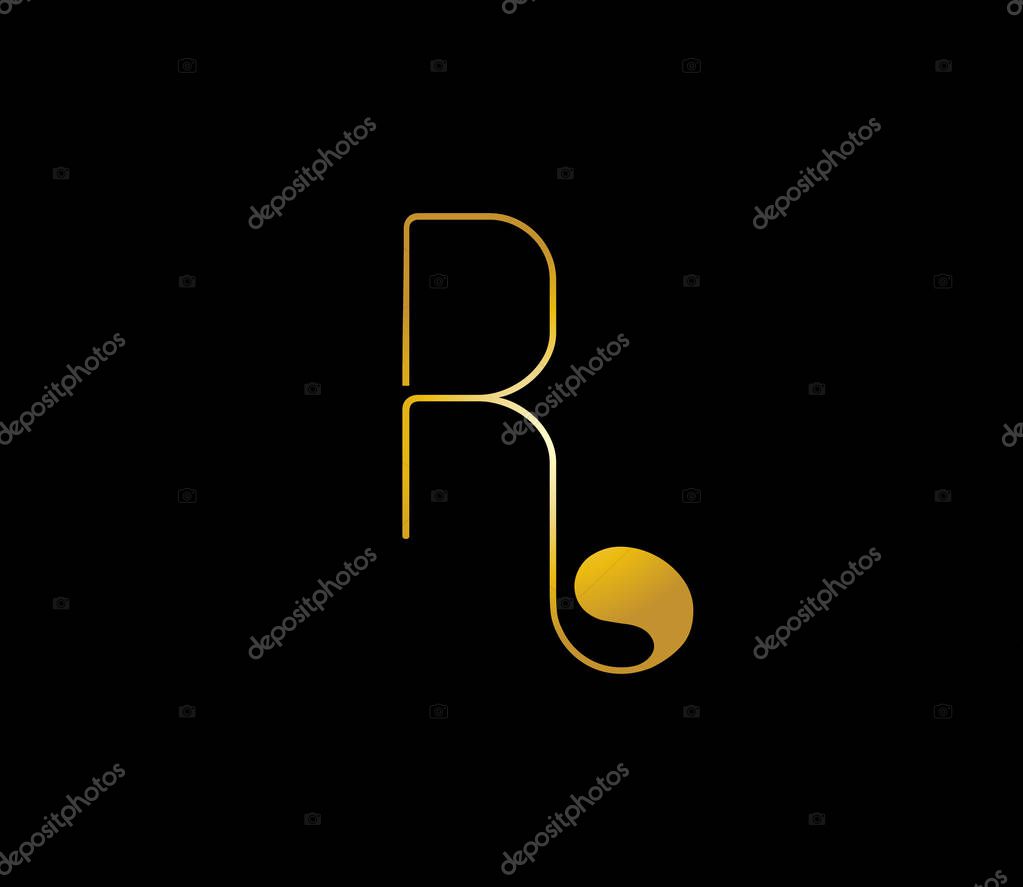 R Luxury Letter Logo template in vector for Restaurant, Royalty, Boutique, Cafe, Hotel, Heraldic, Jewelry, Fashion and other vector illustration. R icon design for fashion and beauty company.