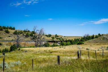 Montana 'daki Büyük Gök Ülkesi' nin çarpıcı dağları ve çayırları.