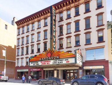 Poughkeepsie, Ny / ABD - 29 Kasım 2019: Tarihi Bardavon 1869 Opera Binası 'nın bir resmi