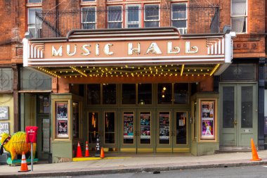 Tarrytown, New York / ABD - 9 Şubat 2020: Marquee manzarası