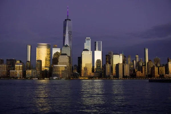 New York Usa Ein Blick Auf Das World Trade Center — Stockfoto