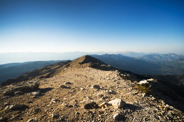 Der panoramablick vom olympos berg — Stockfoto