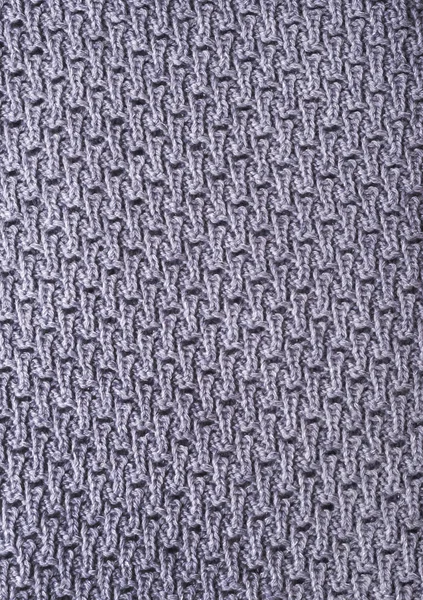 Bufanda de punto gris — Foto de Stock