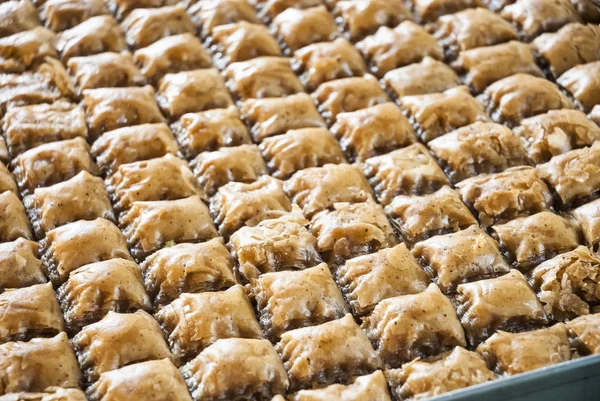 Deliciosas piezas de baklava dulce — Foto de Stock