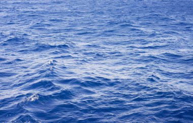 Su yüzeyi. Deniz yüzeyi. Arka plan su. Mavi su yüzeyi. Soyut zengin aqua renkler. (seçici odak)