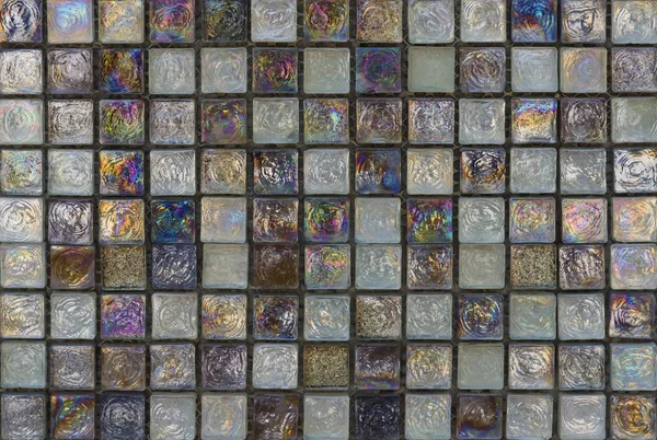 Kolorowe Mozaiki Tło Ścianie — Zdjęcie stockowe