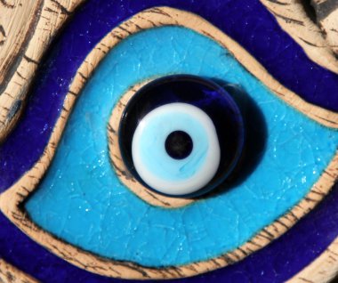 Nazar boncuk (evil eye) - famous turkish amulet clipart