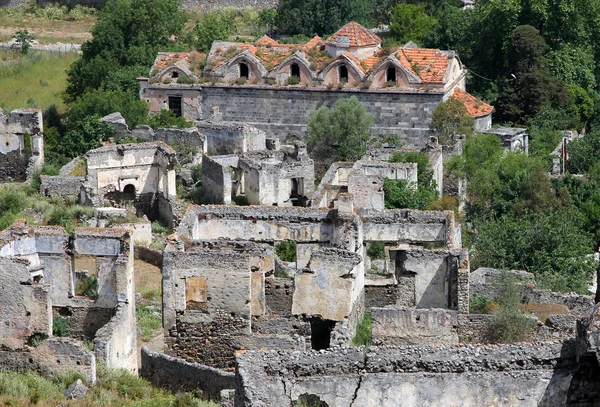 Ghost town of Kayakoy (Turkey) — Stock Photo, Image