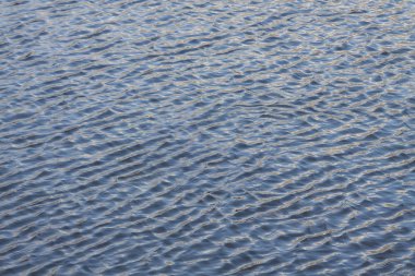 Göl yüzeyindeki su dokusu.  