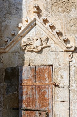 eski kapı kırık boya arka plan