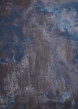 Gri renge geçiş yapan dokusal mavi arkaplan. Yukarıdan bak. Boşluğu kopyala.