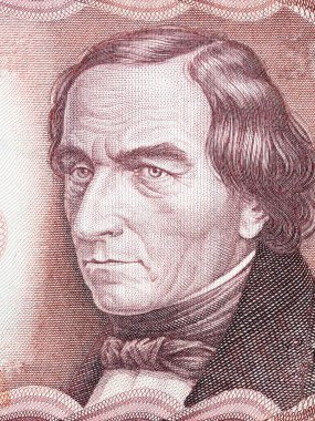 Josef Ressel portre Avusturyalı para üzerinden 
