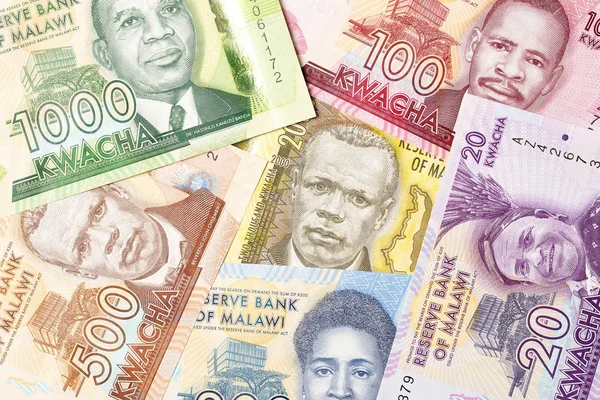 Geld Uit Malawi Een Achtergrond — Stockfoto