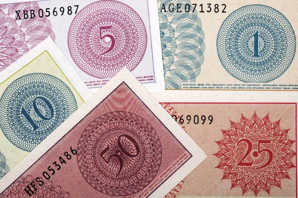 Давні Індонезійські Гроші — стокове фото