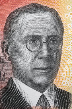 John Flynn Avustralya dolarından bir portre