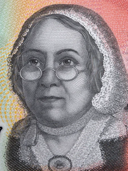 Mary Reibey Ett Porträtt Australiska Pengar — Stockfoto