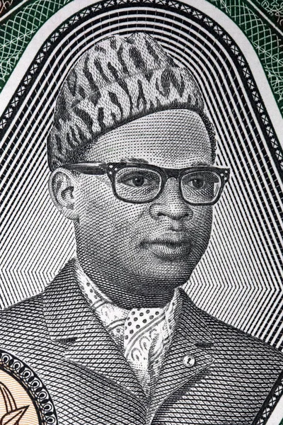 Mobutu Sese Seko Retrato Del Dinero Zireano — Foto de Stock