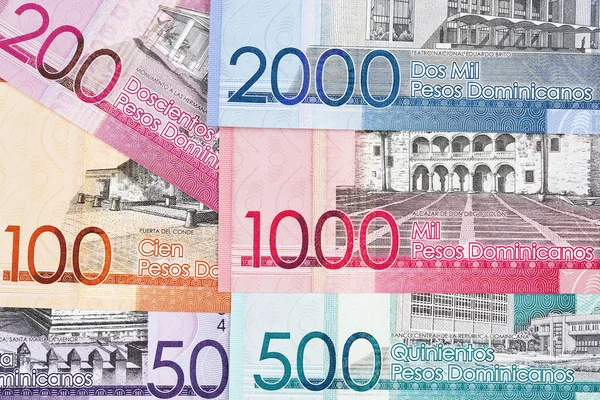 Dominikánské Peníze Peso Business Background — Stock fotografie