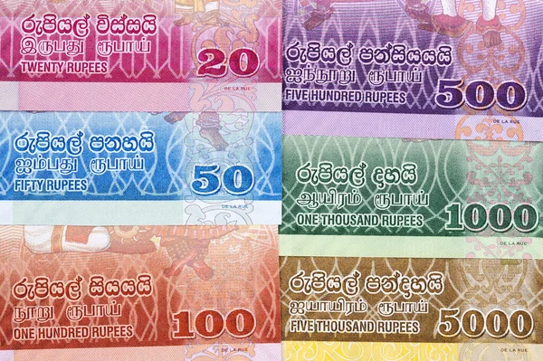 Dinheiro Sri Lanka Fundo Negócios — Fotografia de Stock