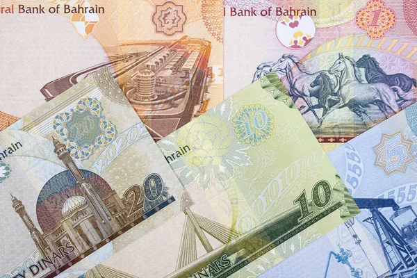 Měna Bahrajn Dinar Business Background — Stock fotografie