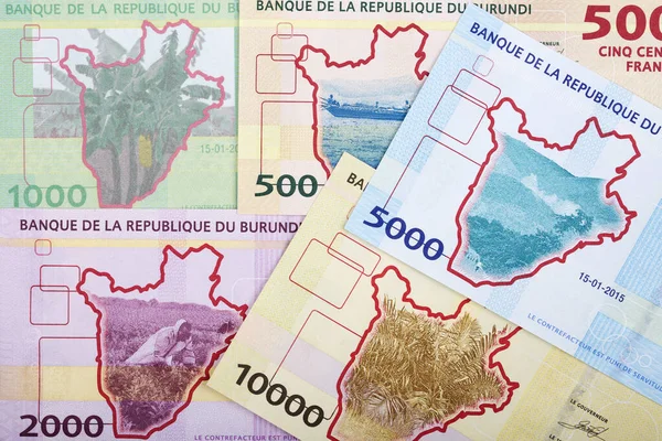 Moneta Del Burundi Franco Contesto Imprenditoriale — Foto Stock