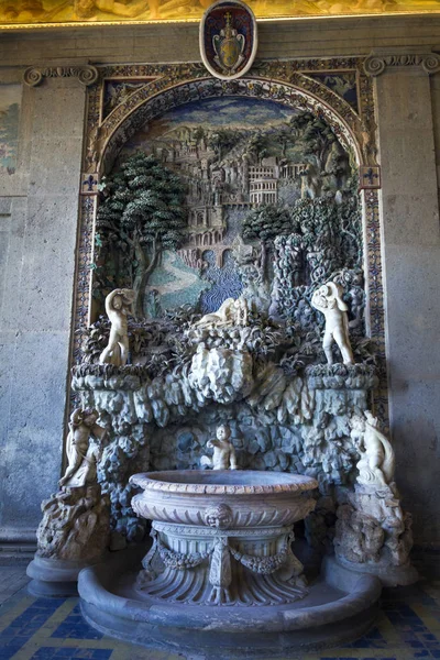 Caprarola Viterbo Července 2019 Villa Farnese Villa Caprarola Zámek Městě — Stock fotografie