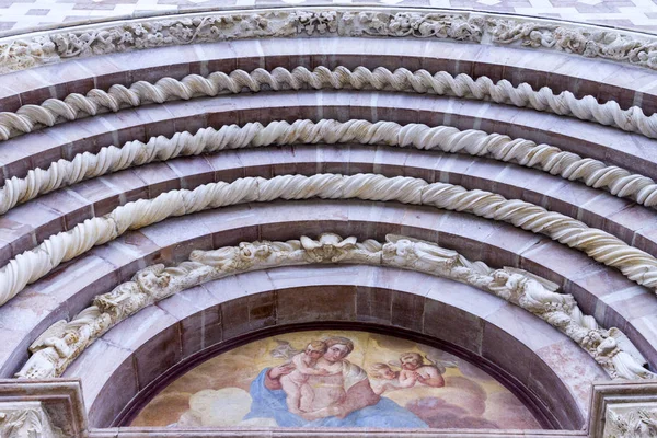 Aquila Italia Dicembre 2018 Santa Maria Collemaggio Chiesa Medievale Dell — Foto Stock