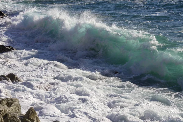 Die Küste Meer Von Varazze Italien — Stockfoto