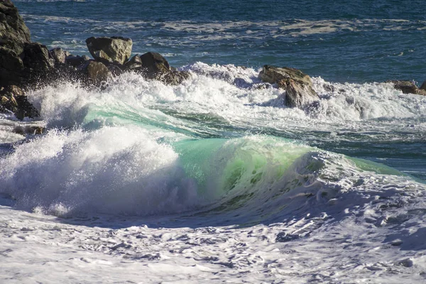 Die Küste Meer Von Varazze Italien — Stockfoto