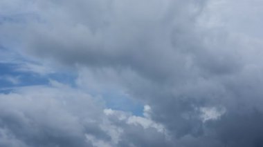 Güzel Evrensel Bulutlar arka planının zaman atlaması, video HD. Meksika, Amerika