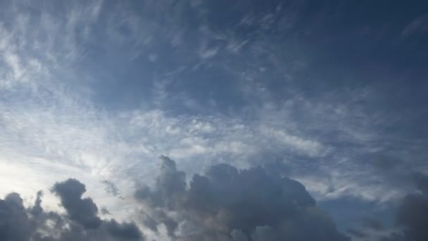 2018 Beautiful Universally Cloudscape Background Video 플라야델 카르멘 멕시코 — 비디오