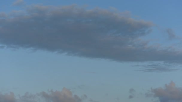 Clouds Forming Dissolving Blue Sky Time Lapse Mexico — Stock Video