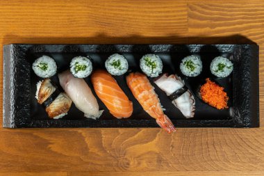 Asya Yemeği Suşi Nigiri Moriawase