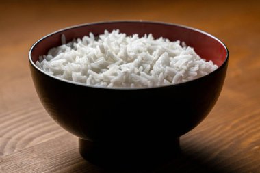 Geleneksel Asya Yemeği Buharda Pişmiş Pirinç