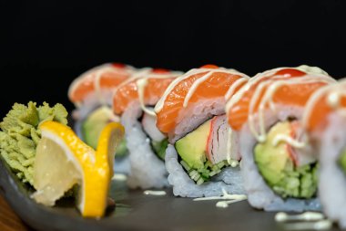 Asya Geleneksel Gıda Kanada Rolls Sushi