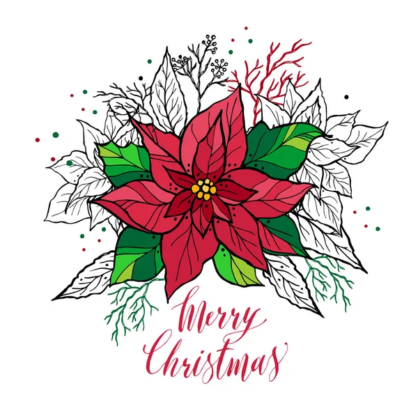 dibujos de flor de noche buena