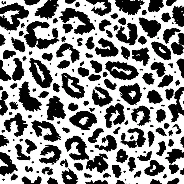 Naadloze Luipaard wilde natuur patroon. Vector animal print. — Stockvector