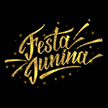 Altın Brasil, Festa Junina Festivali için elle çizilmiş logo