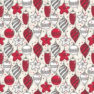 Noel Noel simgeleri ile seamless modeli