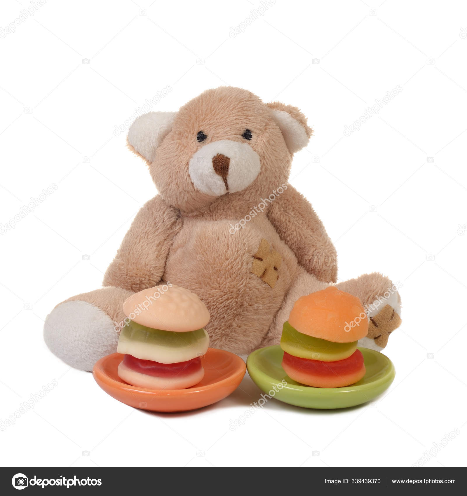 bear hamburger plush