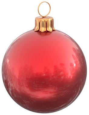 Noel top kırmızı New Year's Eve önemsiz şey dekorasyon klasik