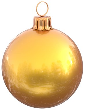 Noel top sarı New Years Eve önemsiz şey dekorasyon altın